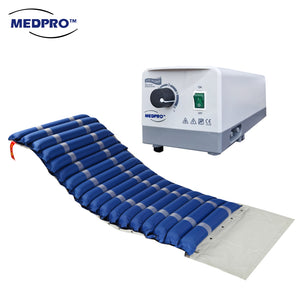 MEDPRO™ 4" 2 Channels  Anti-Decubitus / Pressure Relief Alternating Air Pressure Air Mattress with CPR Release T01P05