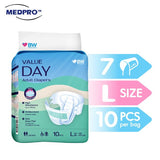 BW Value Day Diapers (Day use) – M & L
