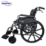 MEDPRO™ Comfy Heavy Duty 22" Bariatric Wheelchair with Flip Up Armrest