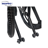 MEDPRO™ Comfy Heavy Duty 22" Bariatric Wheelchair with Flip Up Armrest