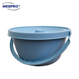 MEDPRO™ Stainless Steel Deluxe Mobile Toilet Commode Chair