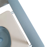 MEDPRO™ Silver Aluminium Stationary Toilet Commode Chair With PVC Seat Cushion