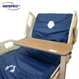 MEDPRO™ Overbed Table with H-Base in Walnut Brown
