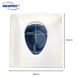 MEDPRO™ Stainless Steel Deluxe Mobile Toilet Commode Chair
