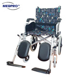 MEDPRO™ Lightweight Detachable Push Chair with Elevating Legrest & Flip-Up Armrest