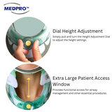 MEDPRO™ Orthopedic Rigid Cervical Neck Support Brace -Adjustable