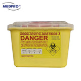 Sharps Disposable Box Container With Lid 1L | 3L | 5L | 14L |23 Litres