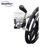 MEDPRO™ Self-Propel Anti-rust Plastic Mobile Toilet Commode Chair with Wheels