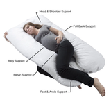MEDPRO™ U-Shaped Pregnancy Pillow (Machine Washable Zipper Cover) - MEDPRO™ Medical Supplies