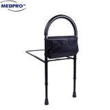 Sturdy & Adjustable Bed Rail Bar with Extra Foot Support & Bed Strap - MEDPRO™ Medical Supplies