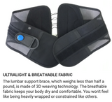 MEDPRO™ Adjustable Back Support Straps Waist Trimmer with Pulley System for Relief of Back Pain