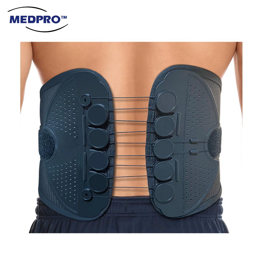 Working Lumbar Back Support Belt with Adjustable Suspender Strap Heavy  Waist Lifting Brace for Back Pain Relief, Injury Recovery