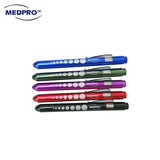 MEDPRO™ Alloy Pen-Torch with Pupil & Ruler Gauge (5 Colors!)