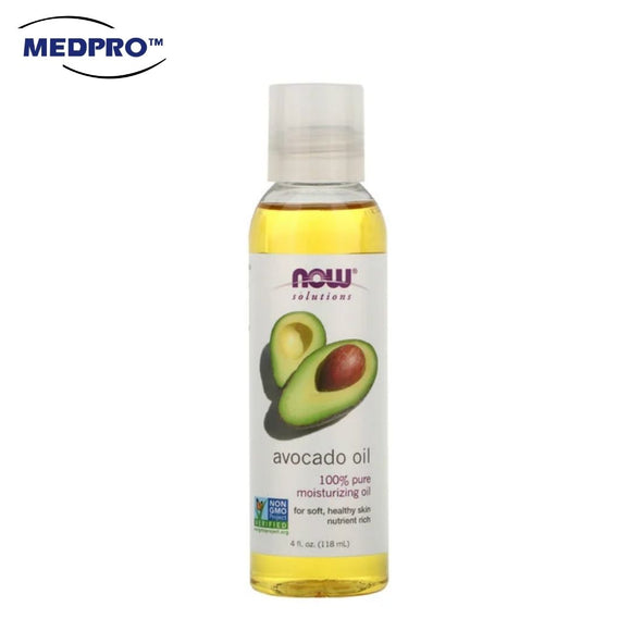 [EXP: 05/2025] NOW Foods, Solutions, Avocado Oil, 118ml [Natural Moisturizer for Skin]