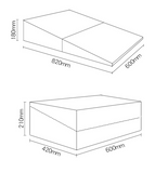 MEDPRO™ Multi-Functional Wedge Pillow with Cooling Gel - MEDPRO™ Medical Supplies