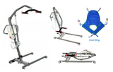Samsoft Foldable Electric Patient Hoist with Body Sling 175kg