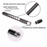 MEDPRO™ Alloy Pen-Torch with Pupil & Ruler Gauge (5 Colors!)