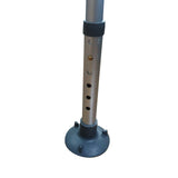 U-Shaped Toilet Shower Chair with Suction Base & Adjustable Height Legs