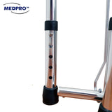 MEDPRO™ NEW Foldable Aluminium Stationary Toilet Commode