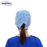 Polypropylene Disposable Tie On Nurse / Surgical Cap Tie-On 100pcs/pack