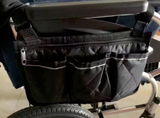 MEDPRO™ Small Black Wheelchair Side Bag