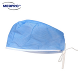 Polypropylene Disposable Tie On Nurse / Surgical Cap Tie-On 100pcs/pack