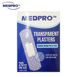 (5boxes) MEDPRO First-Aid Waterproof Transparent Breathable Plaster Band-Aid 20pcs/Box - MEDPRO™ Medical Supplies