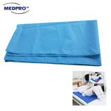 MEDPRO™ Tubular Slide Sheet Easy Transfer Patient Bed Slide Sheet Waterproof in Teal Blue - MEDPRO™ Medical Supplies