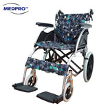 MEDPRO™ Lightweight Push Chair with Height Adjustable Legrest