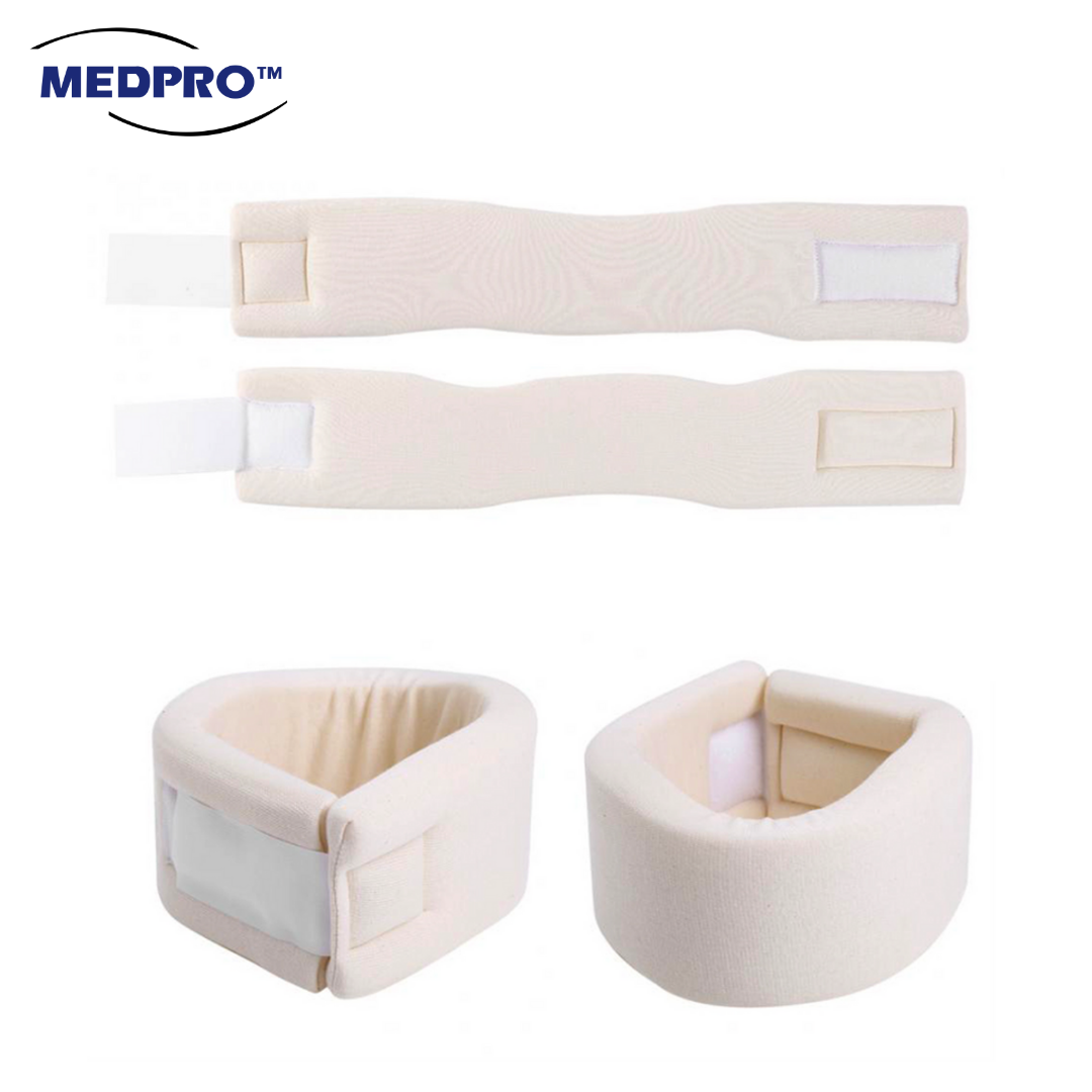 LPM Neck Support 906 Cervical Collar 17mm Medium Density Foam Adjustable  Cervical Traction Neck Brace
