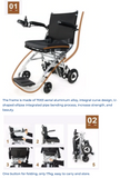 Nissin UL30 Ultra Lightweight Folding Electric Powerchair - MEDPRO™ Medical Supplies