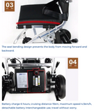 Nissin UL30 Ultra Lightweight Folding Electric Powerchair - MEDPRO™ Medical Supplies