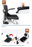 Nissin UL30 Ultra Lightweight Folding Electric Powerchair - MEDPRO™ Medical Supplies