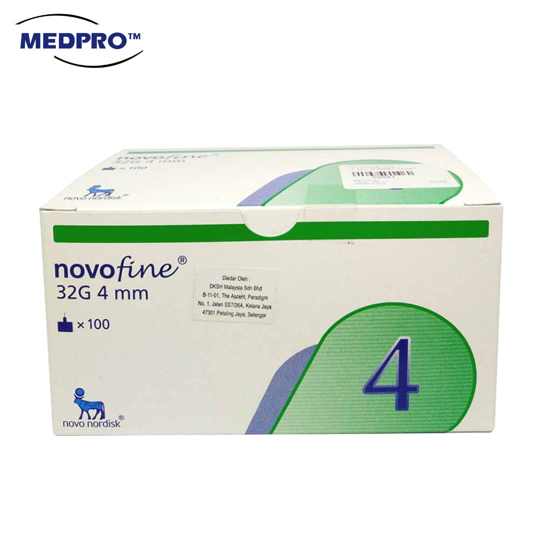 NOVOFINE PLUS NEEDLES 32G X 4MM - R.G. Medical Supplies Pty Ltd