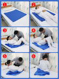 MEDPRO™ Tubular Slide Sheet Easy Transfer Patient Bed Slide Sheet Waterproof in Teal Blue - MEDPRO™ Medical Supplies