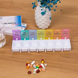 7 Days Pill Organizer Storage Box