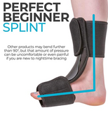 MEDPRO™ Open Night Splint Rigid Support for Foot Drop, Plantar Fasciitis & Achilles Tendonitis