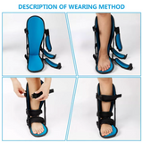 MEDPRO™ Rigid Night Splint for Stretching of Plantar Fascia, Achilles Tendon & Other lower extremity overuse injuries