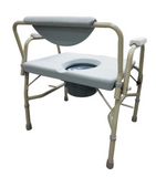 Height Adjustable Stationary Bariatric Toilet Commode Chair - MEDPRO™ Medical Supplies