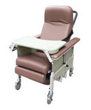 Mobile Geriatric Chair with Drop Down Armrest - MEDPRO™ Medical Supplies