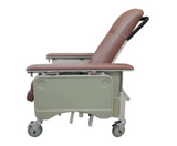 Mobile Geriatric Chair with Drop Down Armrest - MEDPRO™ Medical Supplies