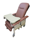 Mobile Geriatric Chair with Drop Down Armrest - MEDPRO™ Medical Supplies