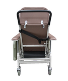 Mobile Geriatric Chair with Drop Down Armrest - MEDPRO™ Medical Supplies