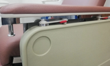 Mobile Geriatric Chair with Drop Down Armrest - MEDPRO™ Medical Supplies