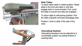 Mobile Geriatric Chair with Drop Down Armrest - MEDPRO™ Medical Supplies