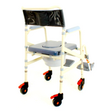 ShowerBuddy Foldable Mobile Shower Commode Chair SB7e