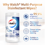 Walch Disinfectant Wipes 84pcs/Bottle - MEDPRO™ Medical Supplies