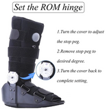 MEDPRO™ Short Air Compression Range of Motions Walker Boot For Ankle Fracture, Post-Operative Use following Achilles Tendon