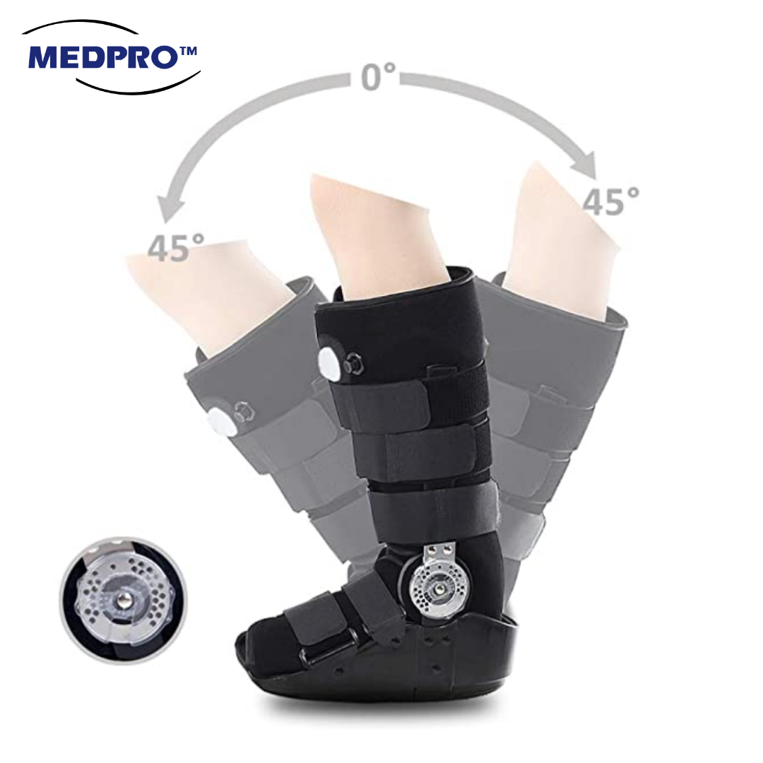 Ortho boot for sprained ankle discount