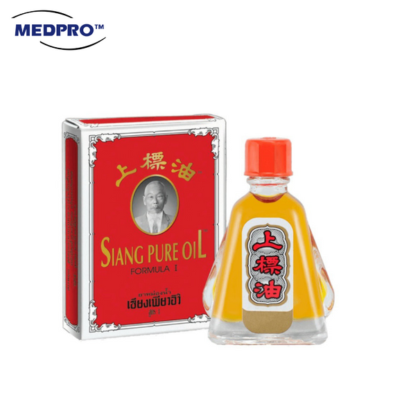 [EXP:11/2027] (12pcs) Siang Pure Menthol Peppermint Oil 3cc/7cc Red/White